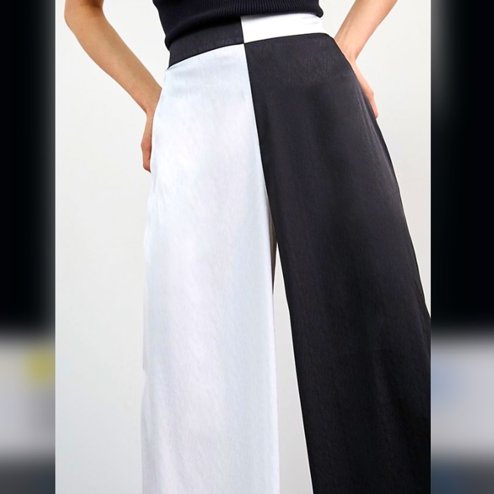 NWT Colorblocked Wide Leg Pants - Picture 3 of 11